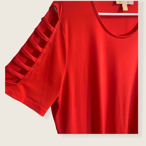 Michael Kors Ladder Sleeve Blouse Size XL - Picture 5 of 9